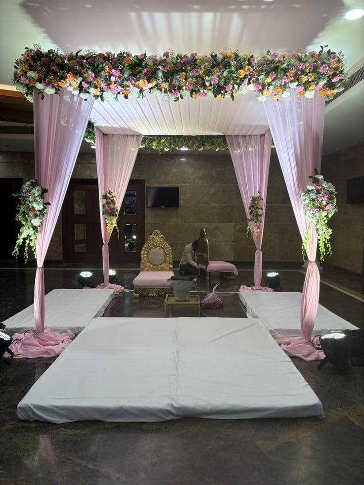 Royal Mandap & Floral Decor Architecture - Preview 2
