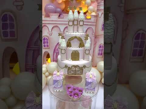 Luxury Princess Theme Birthday Decor | Magical Castle & Pastel Balloons 🎀