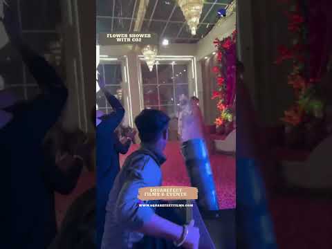 Varmala Effect | Flower Shower with CO2