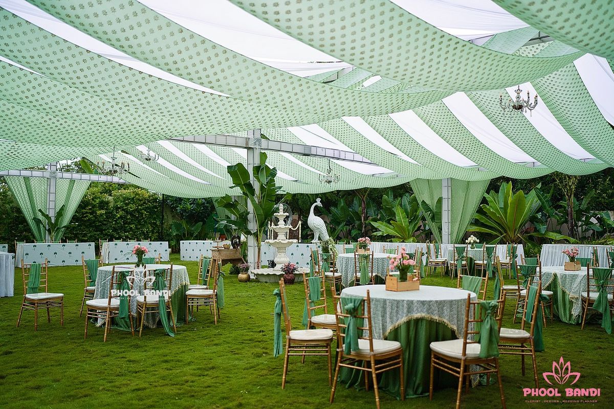Luxury Tent Draping & Fairy Light Event Setup - Preview 8