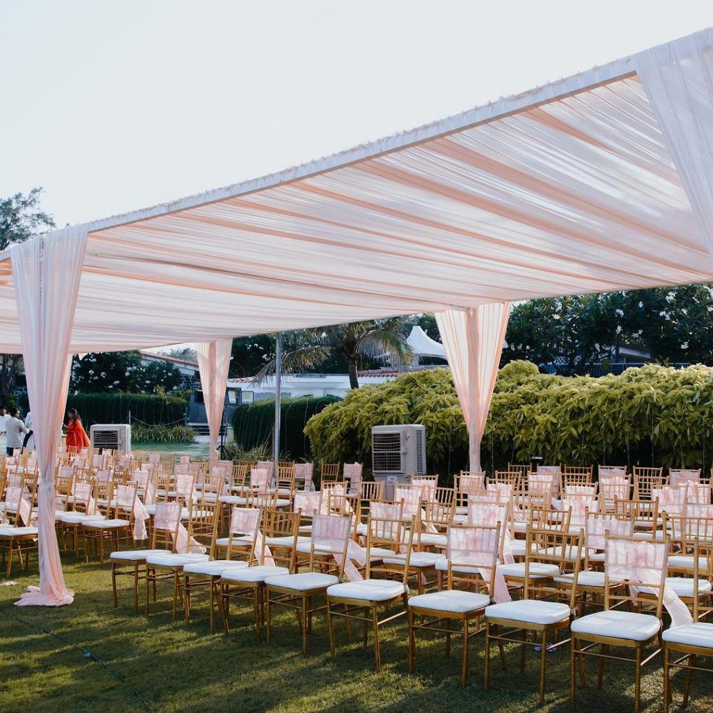 Luxury Tent Draping & Fairy Light Event Setup - Preview 12