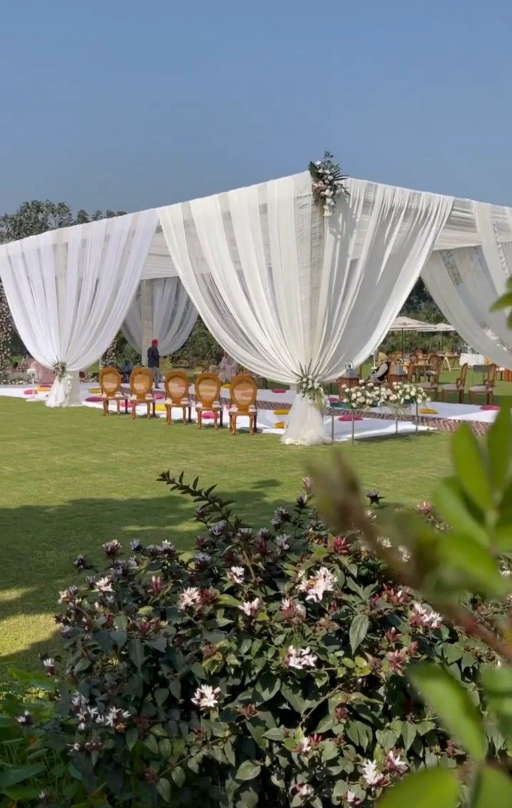 Luxury Tent Draping & Fairy Light Event Setup - Preview 7