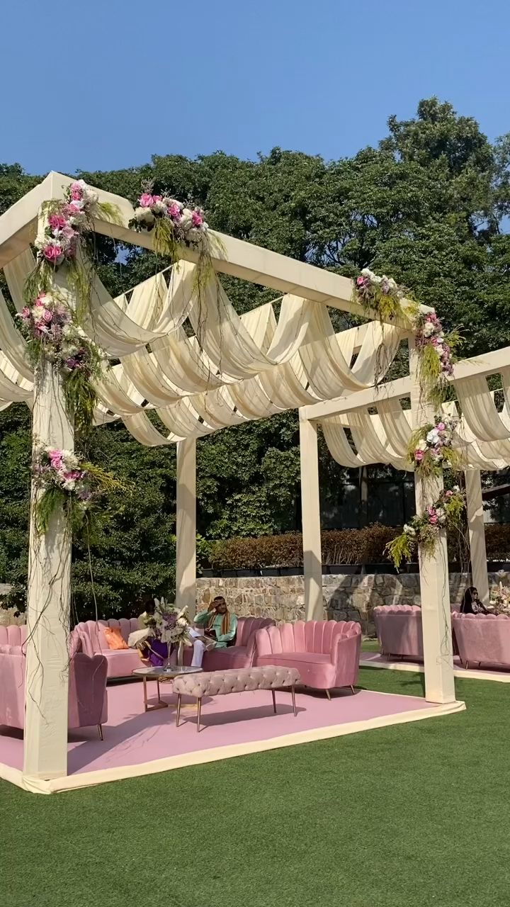 Luxury Tent Draping & Fairy Light Event Setup - Preview 13